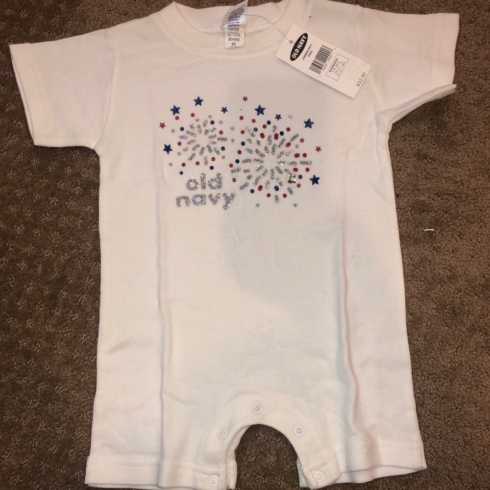 Old Navy 4th of July Onesie